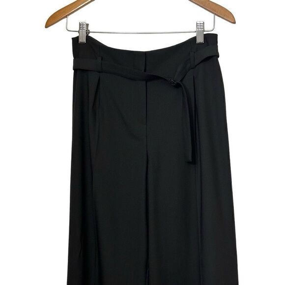 St. John Collection Wide Leg Wool Trouser in Black size 6 - Picture 12 of 15